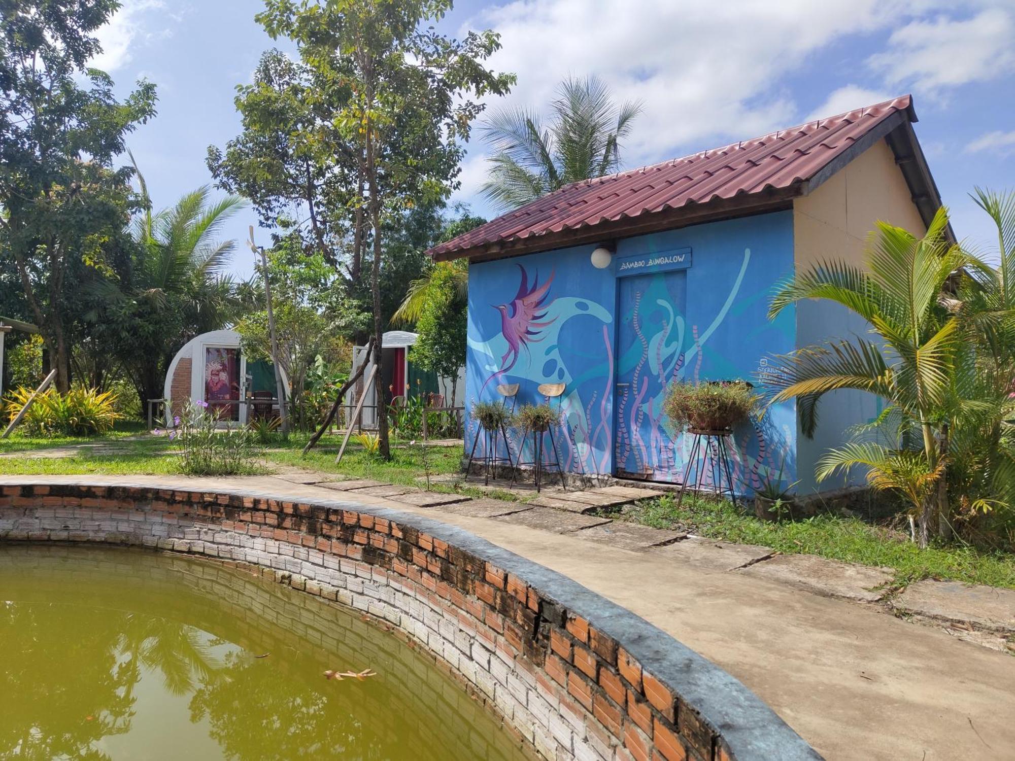 The Bear Bungalow Kampot Buitenkant foto