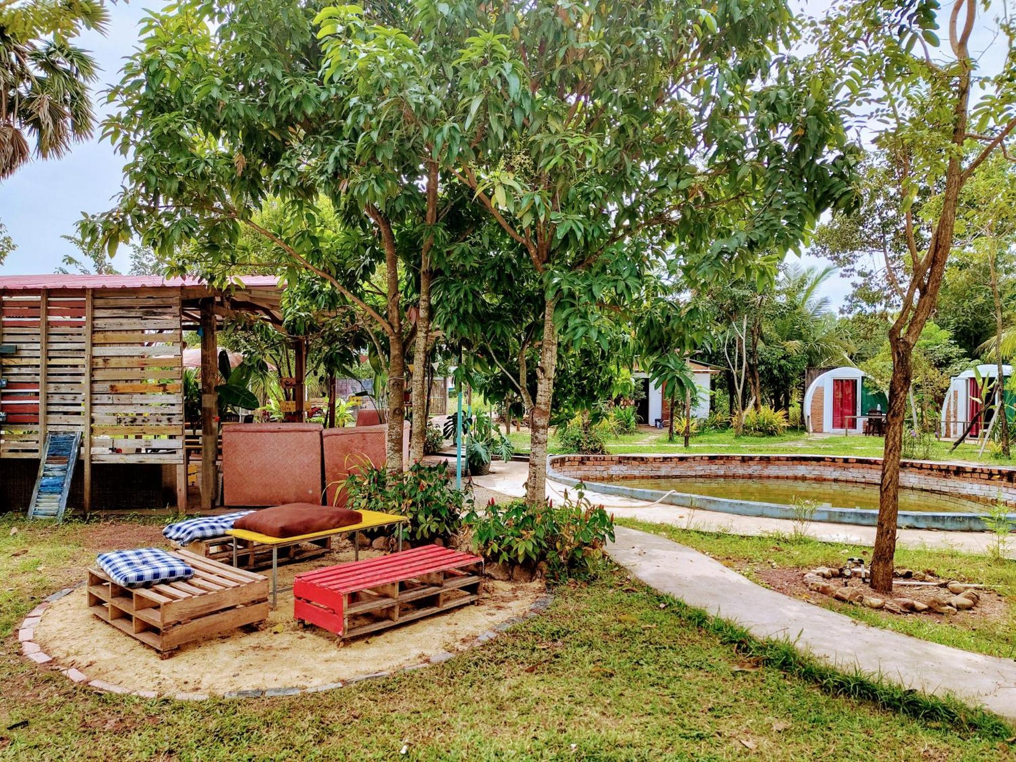 The Bear Bungalow Kampot Buitenkant foto